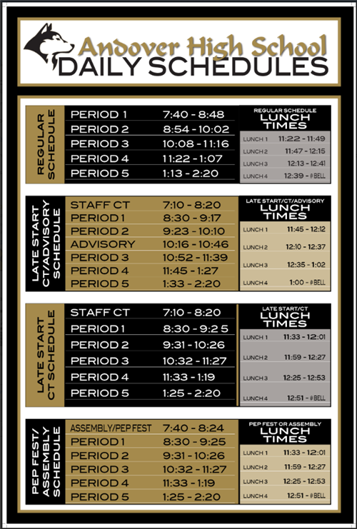 daily schedule